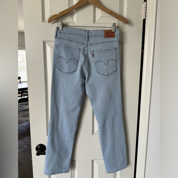 Levi’s Light Blue Jeans - 724 High Rise Straight Crop Size 29 - Picture 2 of 12